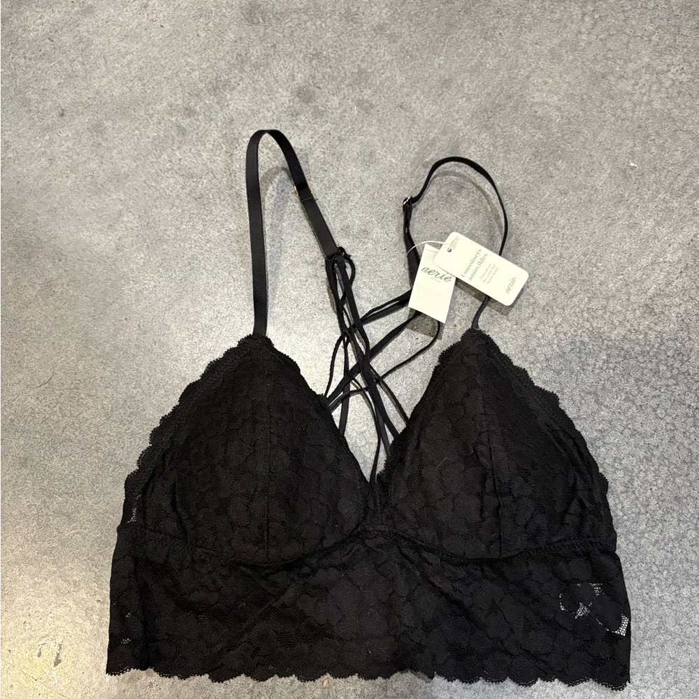 Aerie Black Lace Bralette